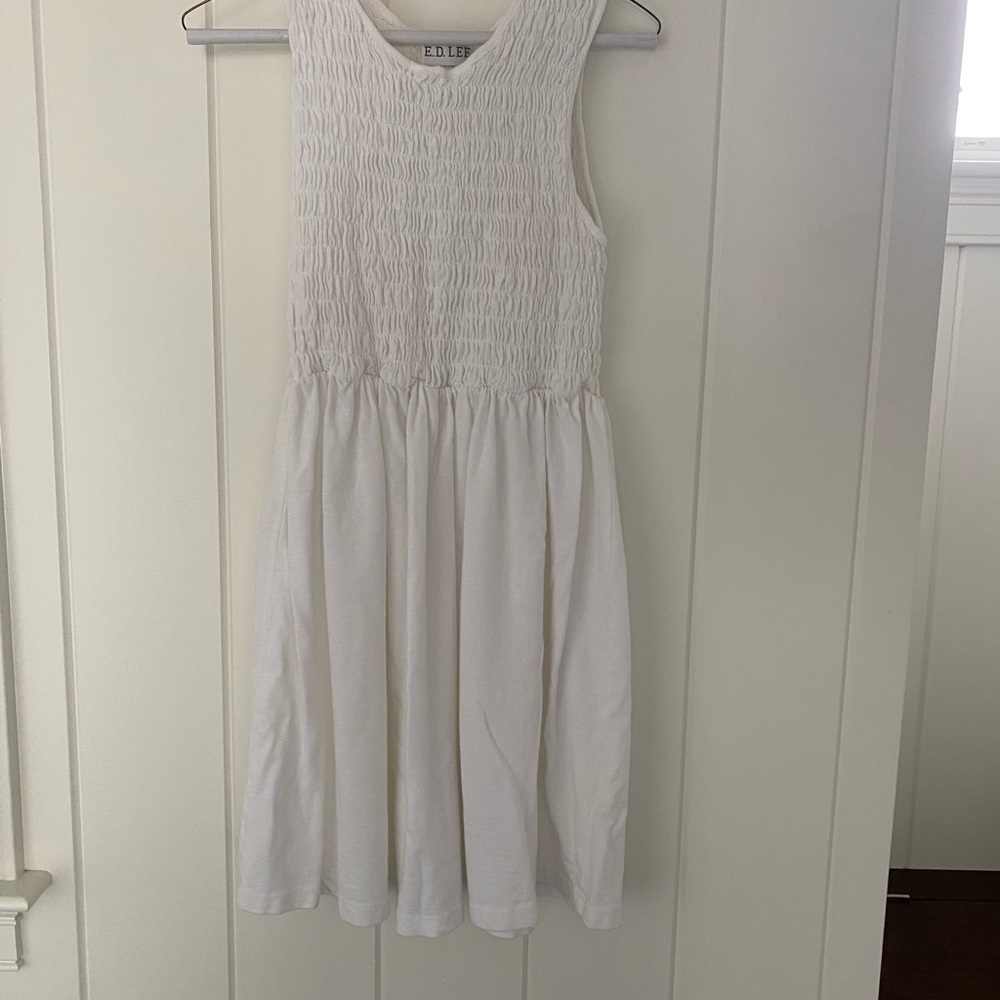 Cute stretchy smocked summer dress